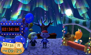 オーロラとカウントダウン