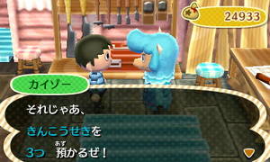 カイゾー「それじゃあ、きんこうせきを　3つ　預かるぜ！」