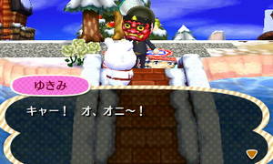 ゆきみ「キャー！　オ、オニー！」