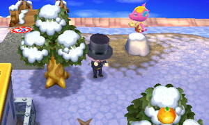 恵方巻きを食べています。