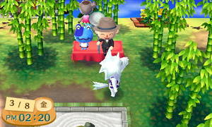 クワトロと座っています