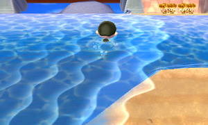 マリンスーツがないと行けない砂浜