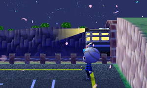 列車がトンネルを出た