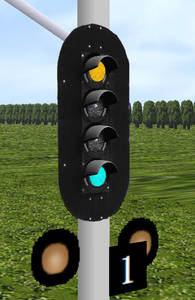 BVE5用LED鉄道信号ストラクチャ