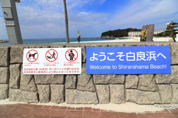 ようこそ白良浜へ