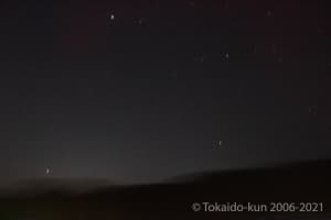 三石→上郡駅間の夜空