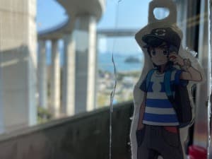 瀬戸大橋を通過中