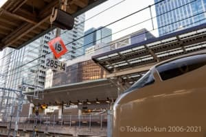 285系対応停車目標