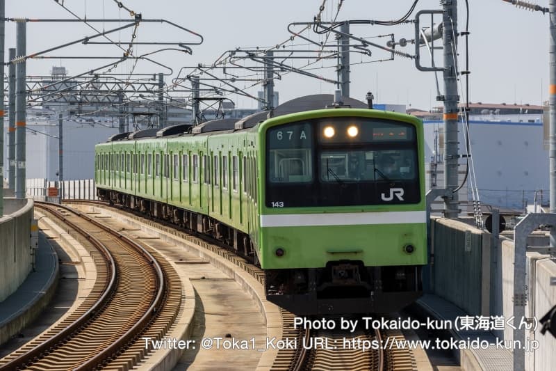 201系（おおさか東線 南吹田駅）